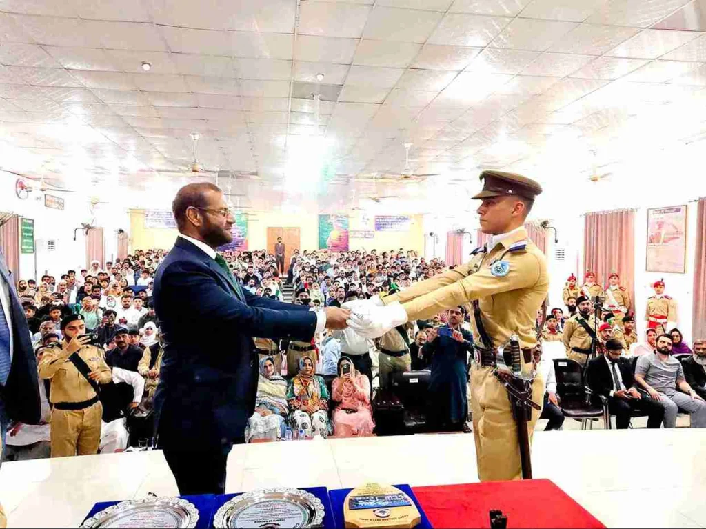 PAF Pakistan Air Force 2025 Air Marshal Chief Sohail Aman at Cadet College Fateh Jang, Pakistan