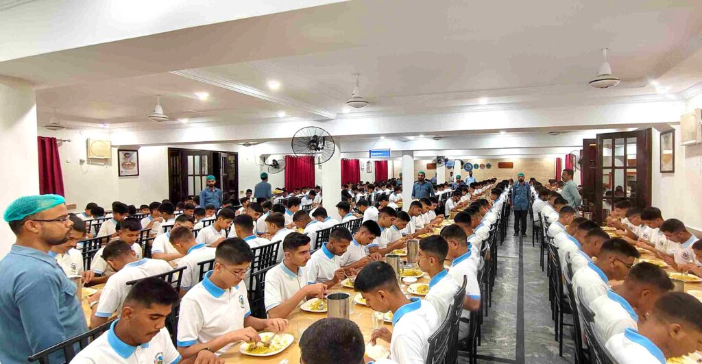 Cadet College Mess hall dining cadet life lunch