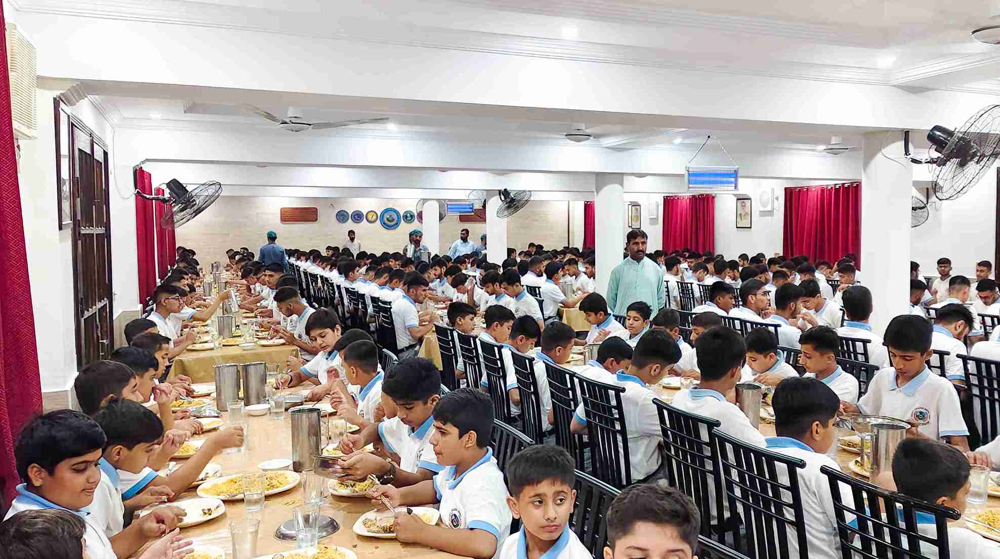 Cadet College Mess hall dining cadet life lunch