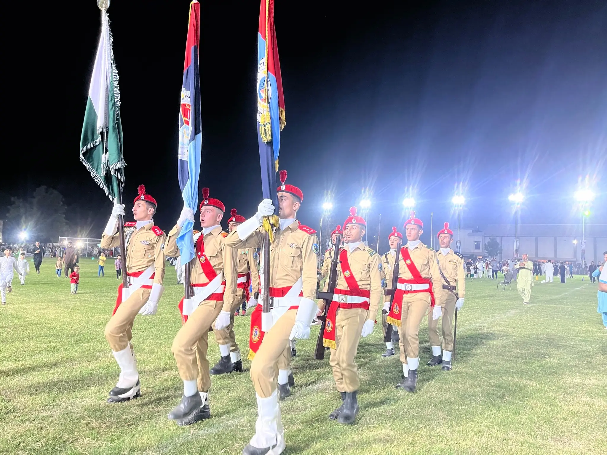 CCFJ Cadets at POF Wah Cantt