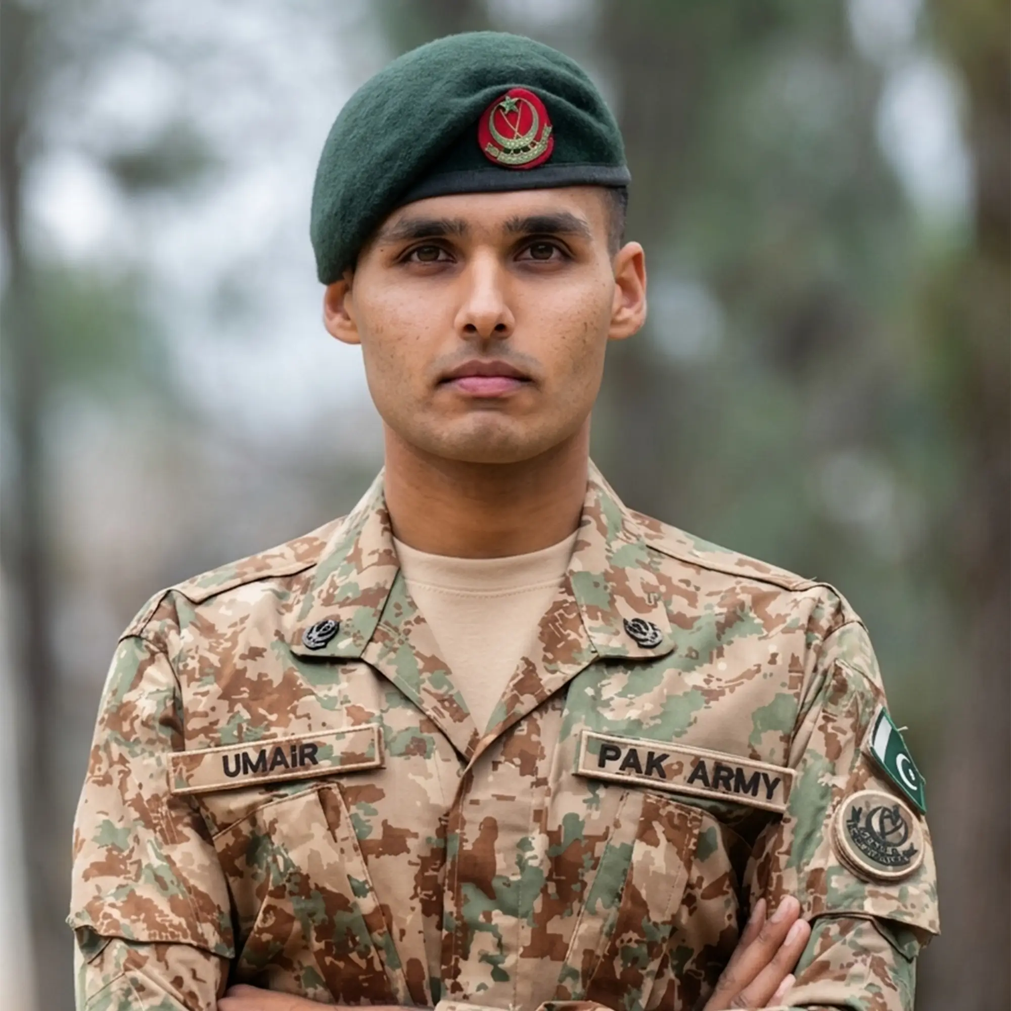Lt.Umair Ahmed kit noj 22136 Sir Syed House Pakistan Army