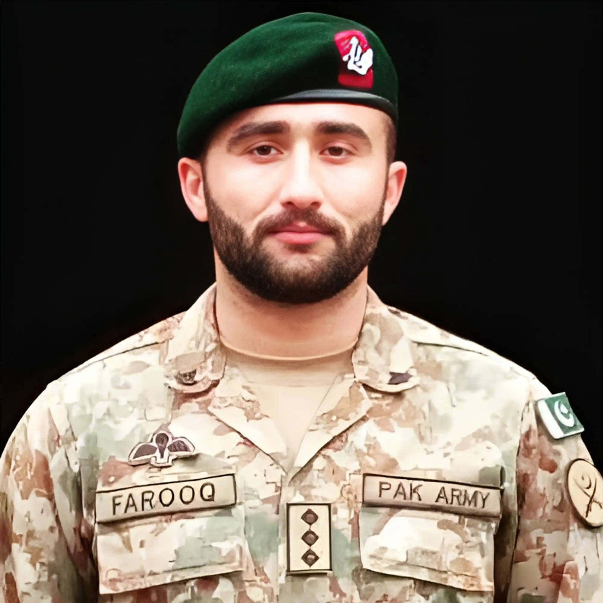 Major Umer farooq Kit no . 5122 Ghazali house 71 Regment Amu Jehlum Cantt Pakistan Army