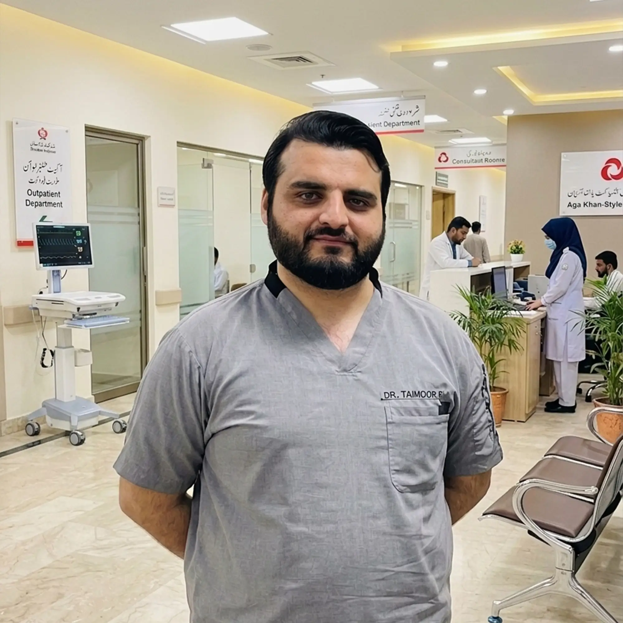 Dr. Taimoor kit no 7605 General Surgeon at DHQ Hospital Attock
