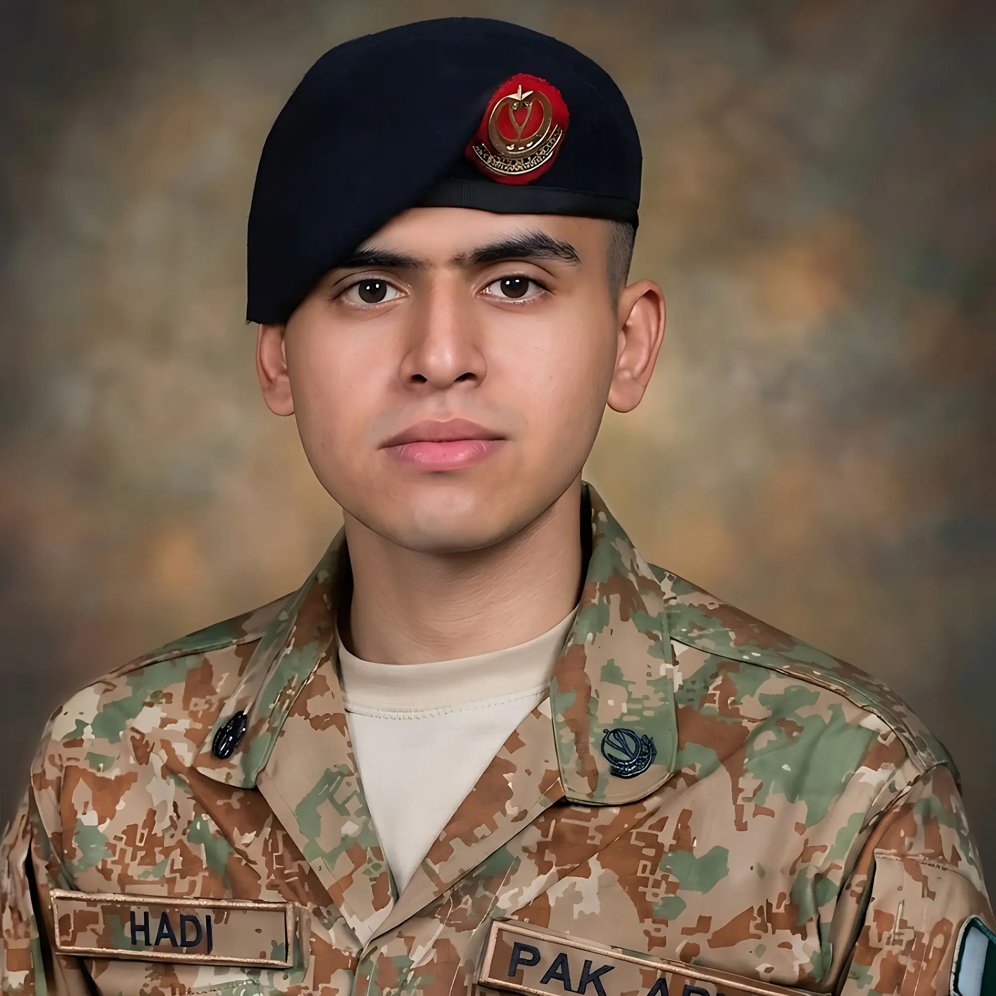 Lt.Hadi Raza Kit no .21109 Sir Syed House Pakistan Army