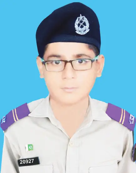 Shahwar Hur, Roll No 106490, Kit No 20927 – 1078 marks (98%) A+ grade in Class 10th Board Exam 2022, Cadet College Fateh Jang