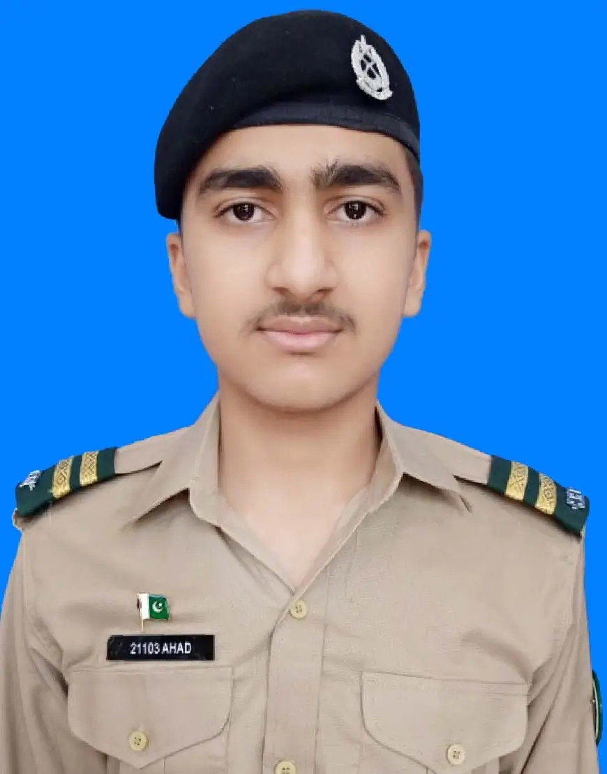 Abdul Ahad, Roll No 744340, Kit No 21103 – 922 marks (83.82%) A+ grade in Class 12th Board Exam 2023, Cadet College Fateh Jang