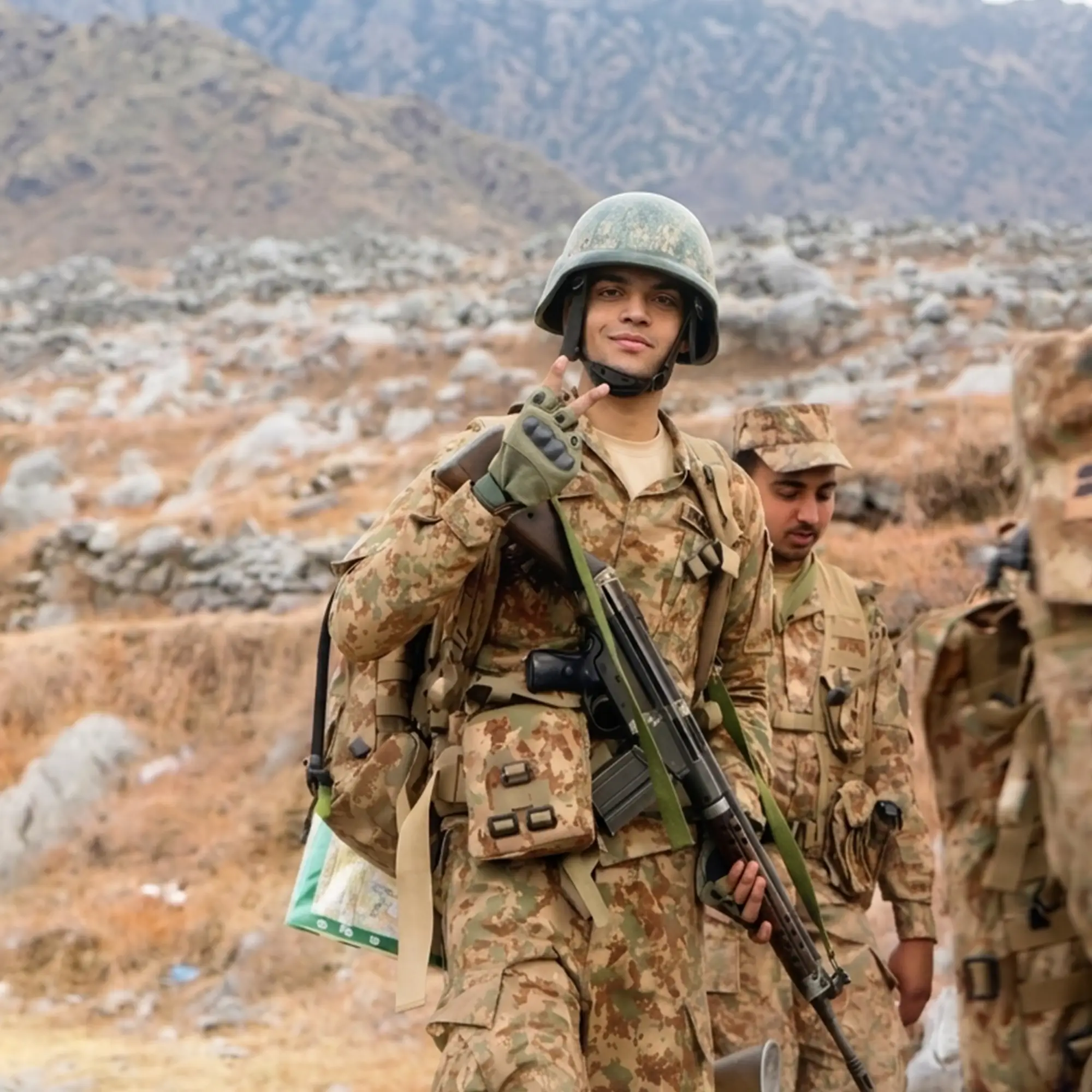 Lt. Abdul Moiz Kit No . 156 Sir Syed House Pakistan Army