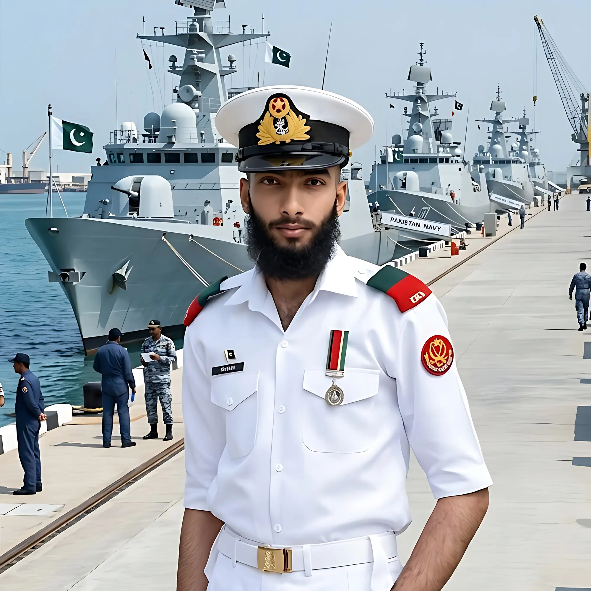 PN Cadet Rohan Khalid Kit no. 23119 Ghazali House Pakistan Navy