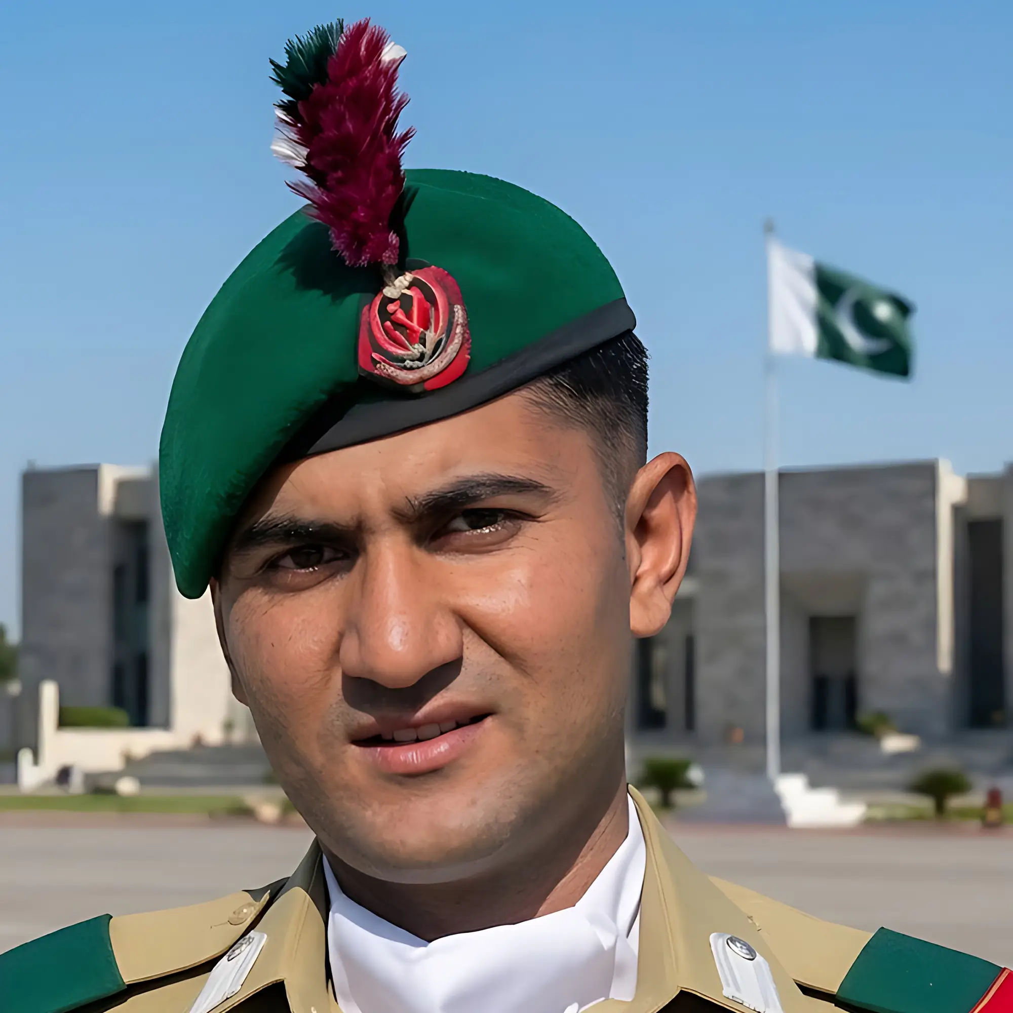 Maj.Musa Amjad Kit no.14905 Sir Syed House Pakistan Army