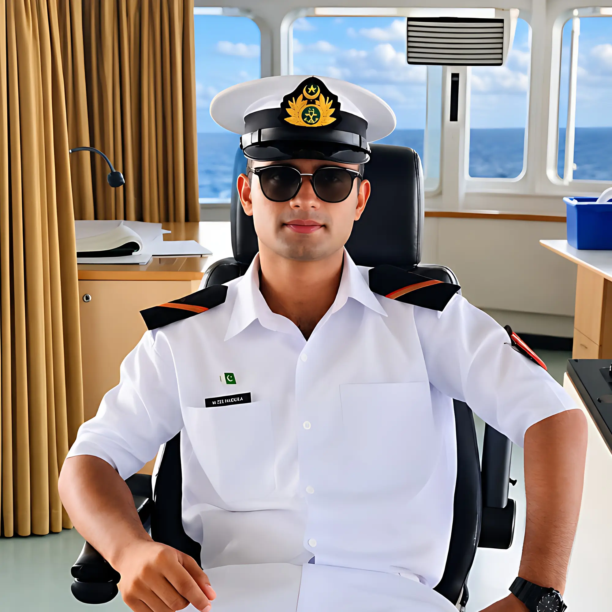 Lt.Cdr.Cadet Ali Sardar Kit no 12828 Ghazali House pakistan Navy