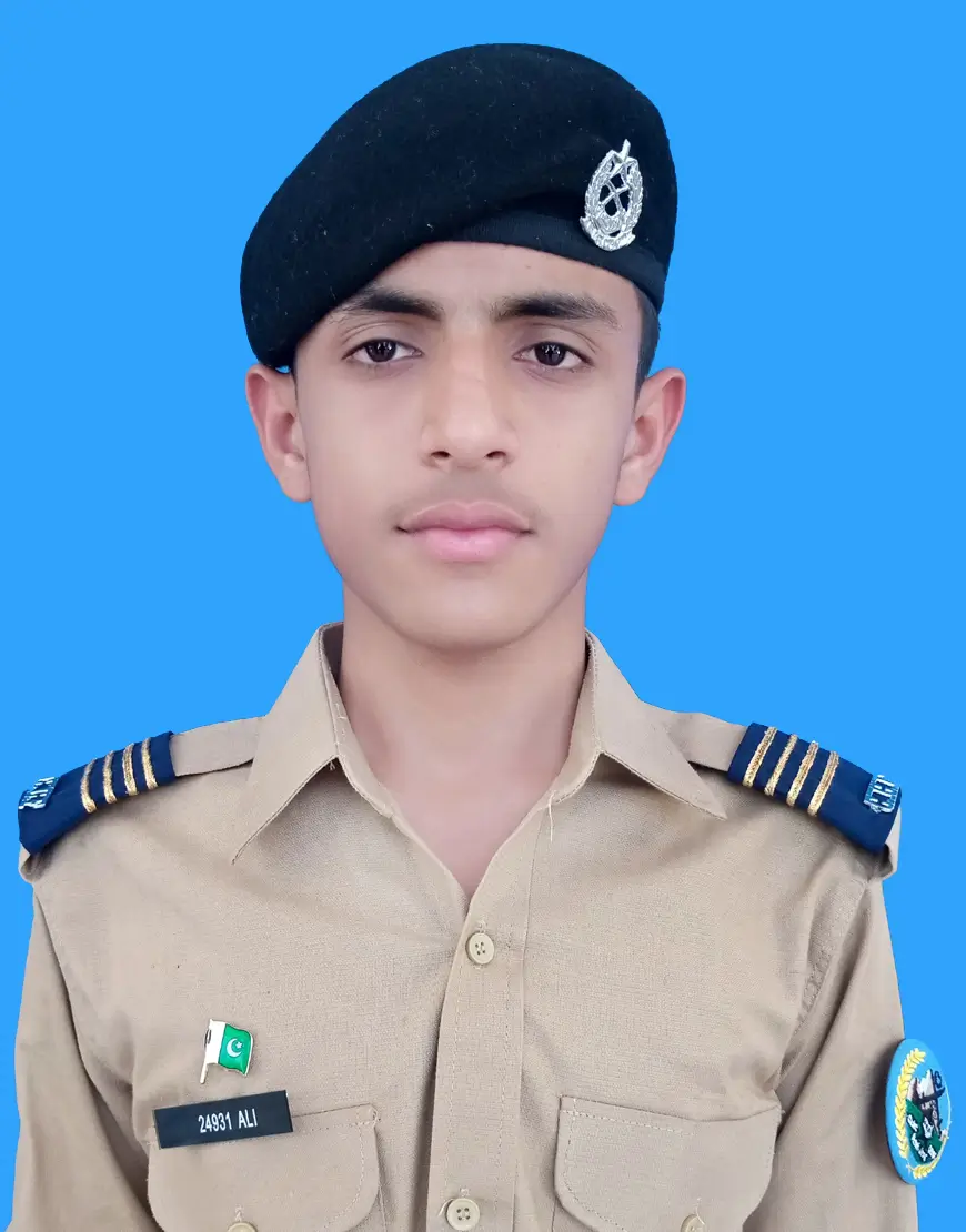 Ali Sher, Roll No 930813, Kit No 24931 – 1131 marks (94.3%) A+ grade in Class 10th Board Exam 2026, Cadet College Fateh Jang