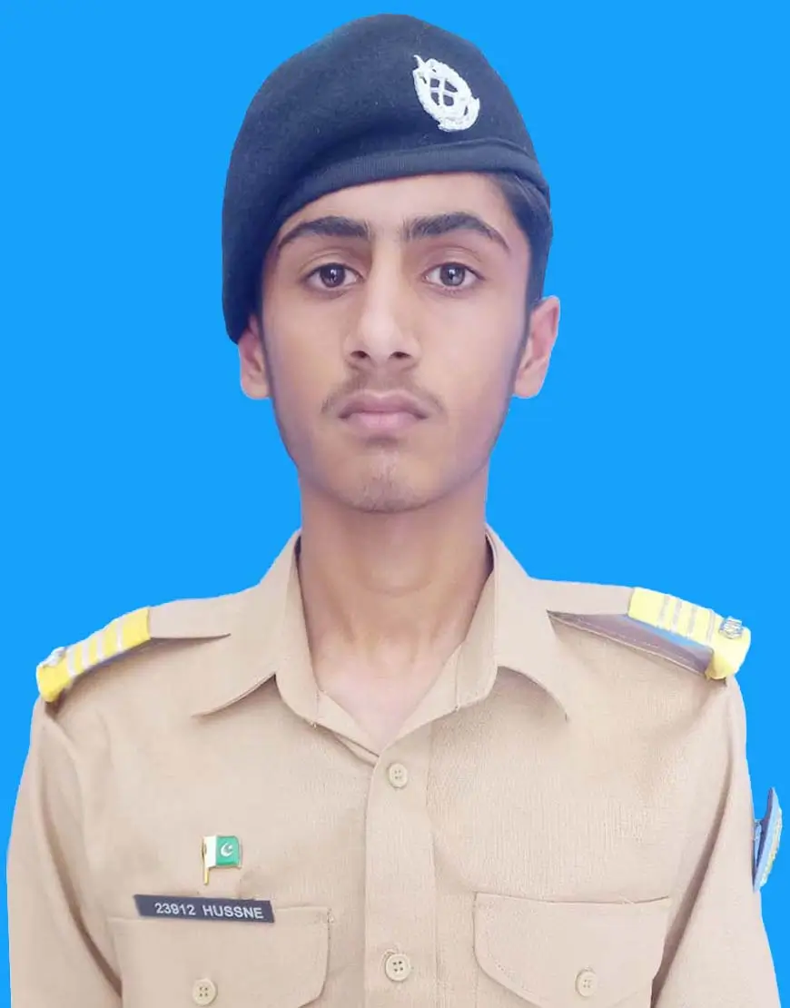 M. Husne Fazal, Roll No 932363, Kit No 23912 – 1119 marks (93%) A+ grade in Class 10th Board Exam 2025, Cadet College Fateh Jang