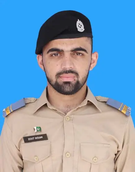 Muhammad Ikram, Roll No 707941, Kit No 20117 – 1019 marks (92.64%) A+ grade in Class 12th Board Exam 2022, Cadet College Fateh Jang