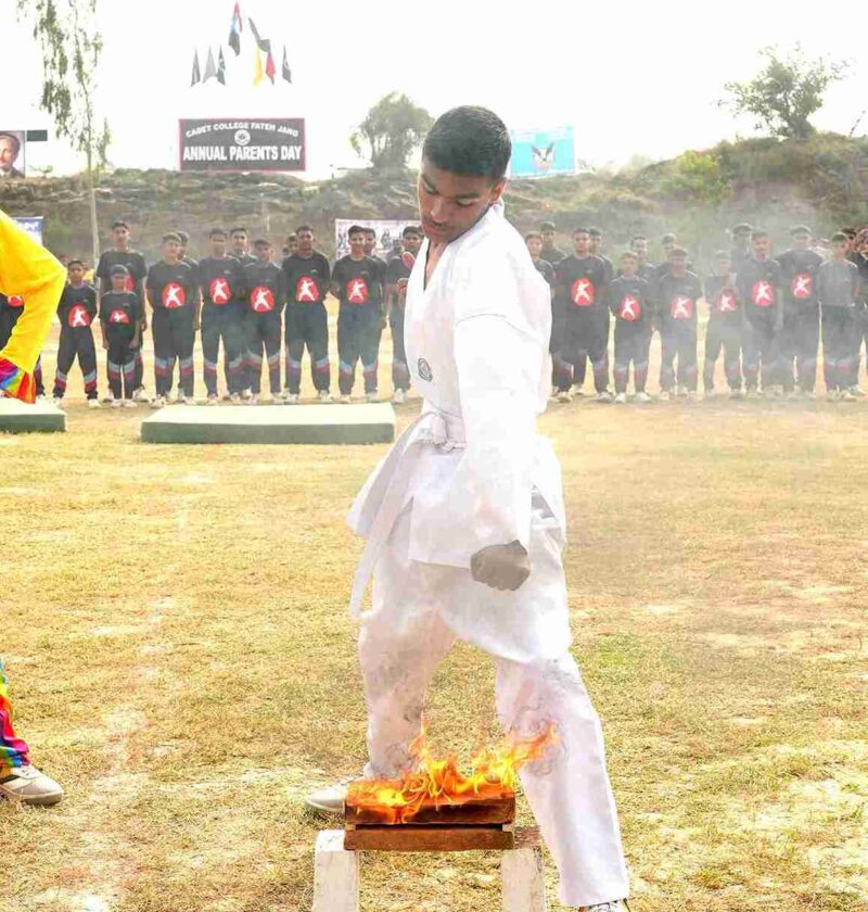 CADET COLLEGE SPORTS KARATE Class in Pakistan